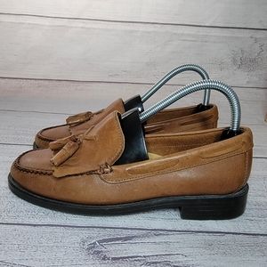 Women's Bass Weejuns Marietta II Tan/Light Brown Tassel Loafers - Size 7 1/2 W